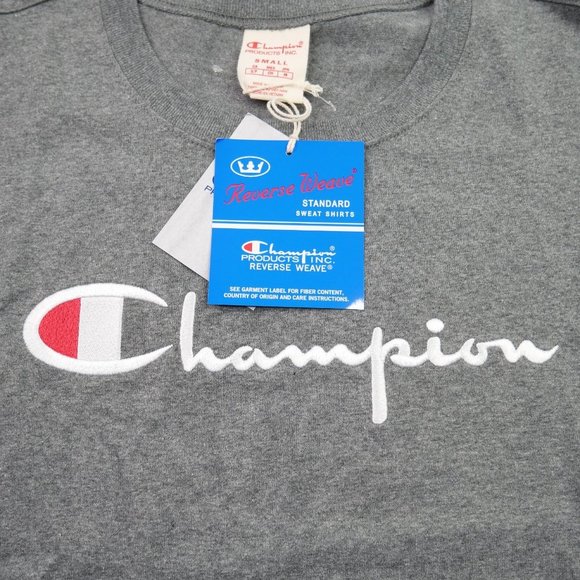 Champion Oversized Boxy Crop Top Sleeveless Shirt Reverse Weave Workout Boxing - Picture 3 of 8